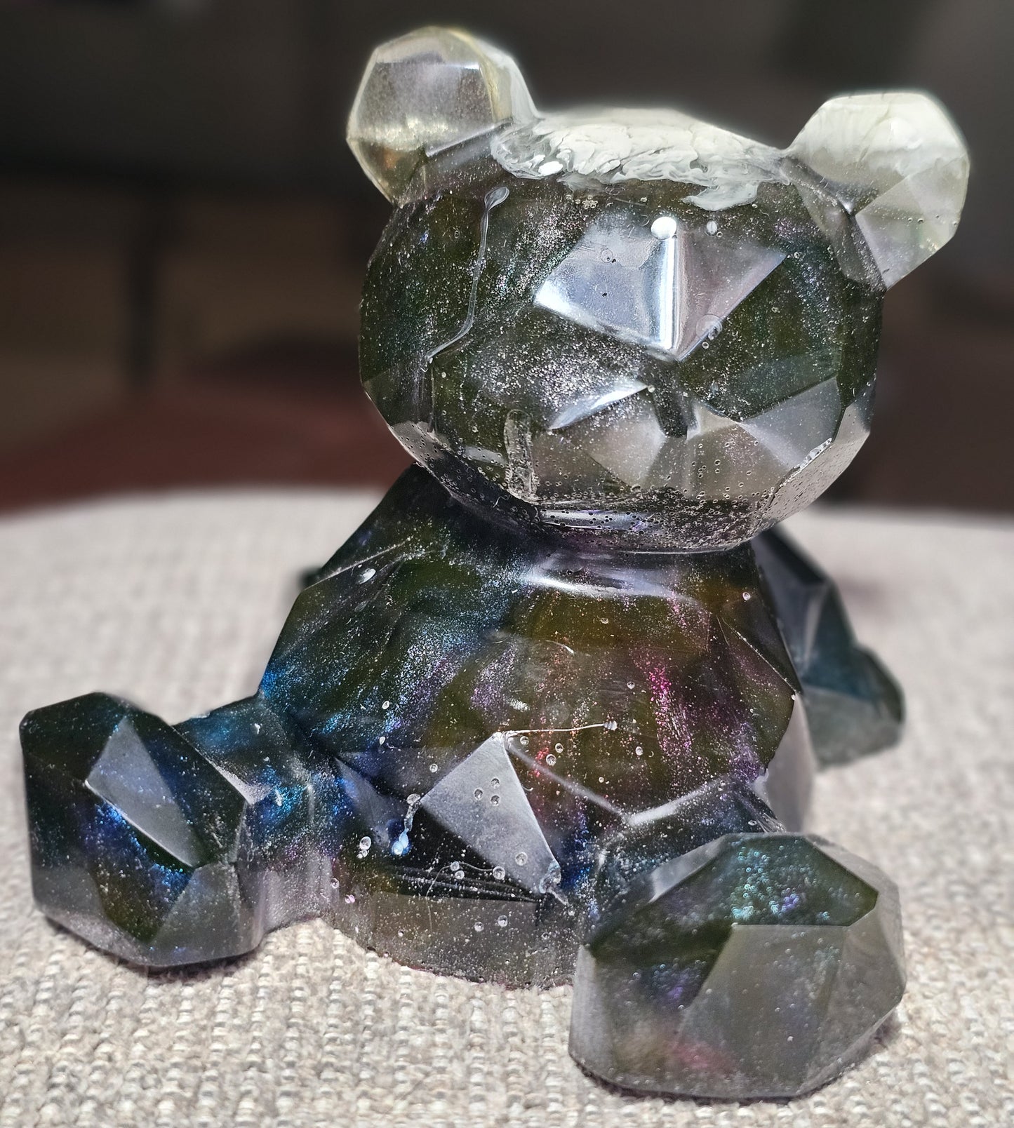 One-One-A-Kind "Dark Resting Bear" Figurine