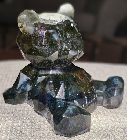 One-One-A-Kind "Dark Resting Bear" Figurine