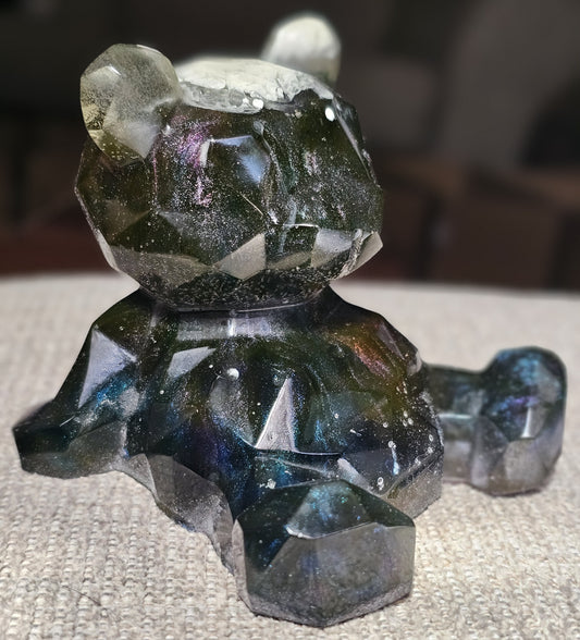One-One-A-Kind "Dark Resting Bear" Figurine