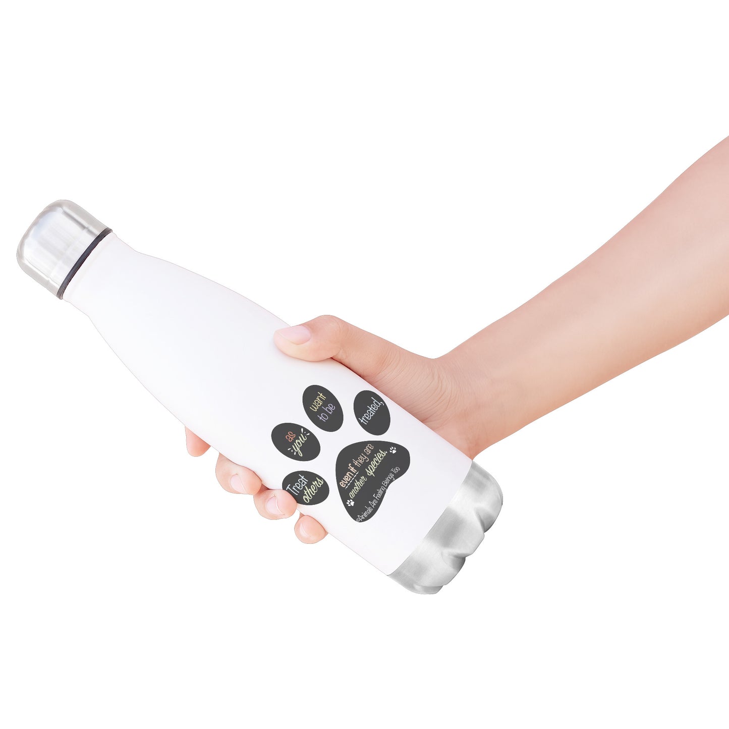 Special Paw Print 20oz Insulated Water Bottle