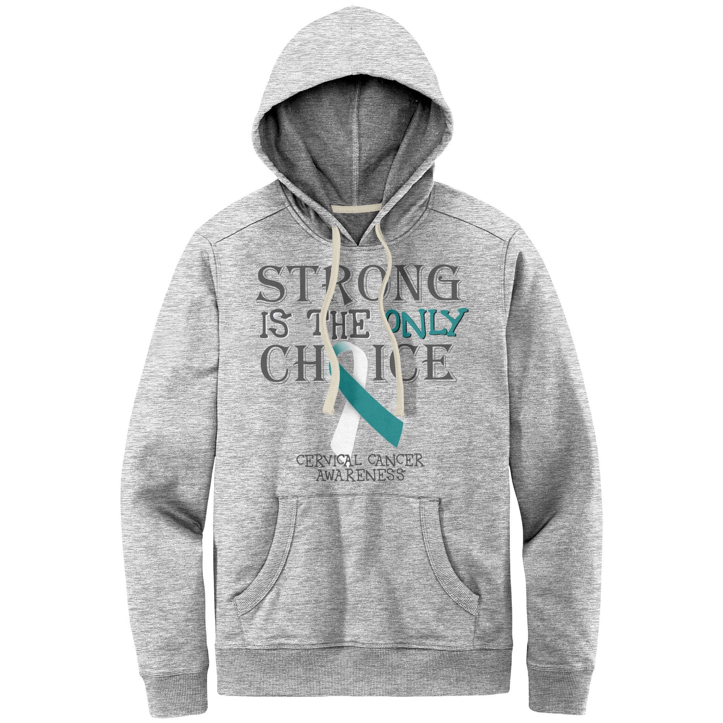 Strong is the Only Choice -Cervical Cancer Awareness T-Shirt, Hoodie, Tank |x|