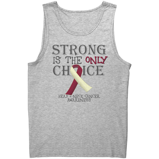 Strong is the Only Choice -Head and Neck Cancer Awareness T-Shirt, Hoodie, Tank |x|