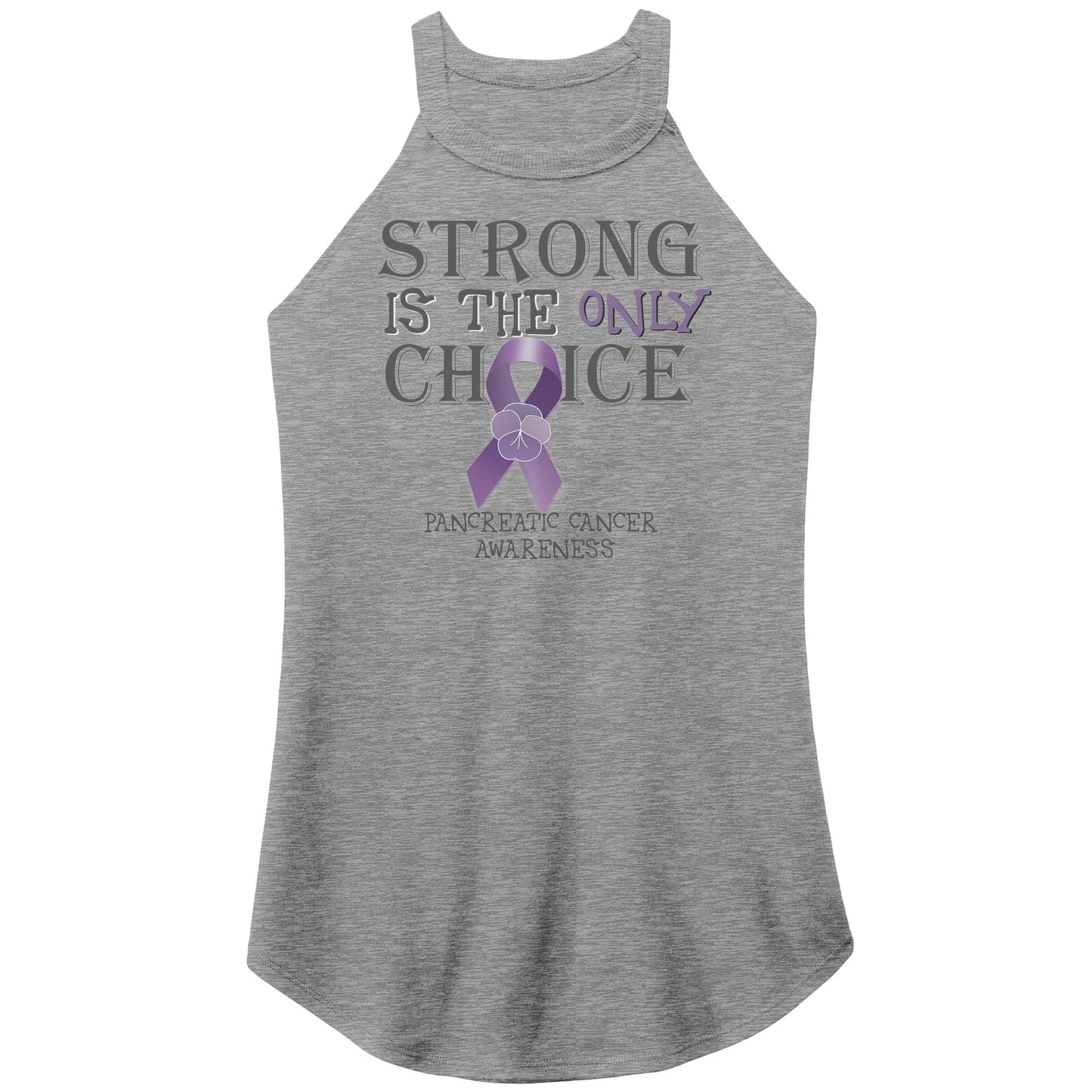 Strong is the Only Choice -Pancreatic Cancer Awareness T-Shirt, Hoodie, Tank