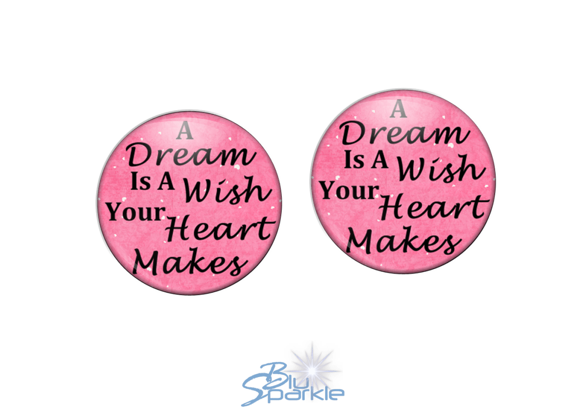 A Dream Is A Wish Your Heart Makes - Earrings - BluSparkle