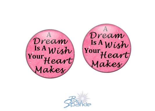 A Dream Is A Wish Your Heart Makes - Earrings - BluSparkle