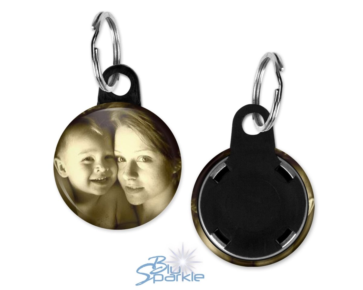 Awareness Ribbon - Personalized Key Chain - BluSparkle