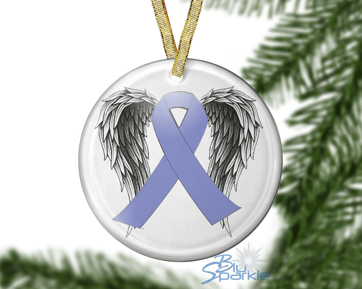 Awareness Ribbon - Personalized Ornaments - BluSparkle