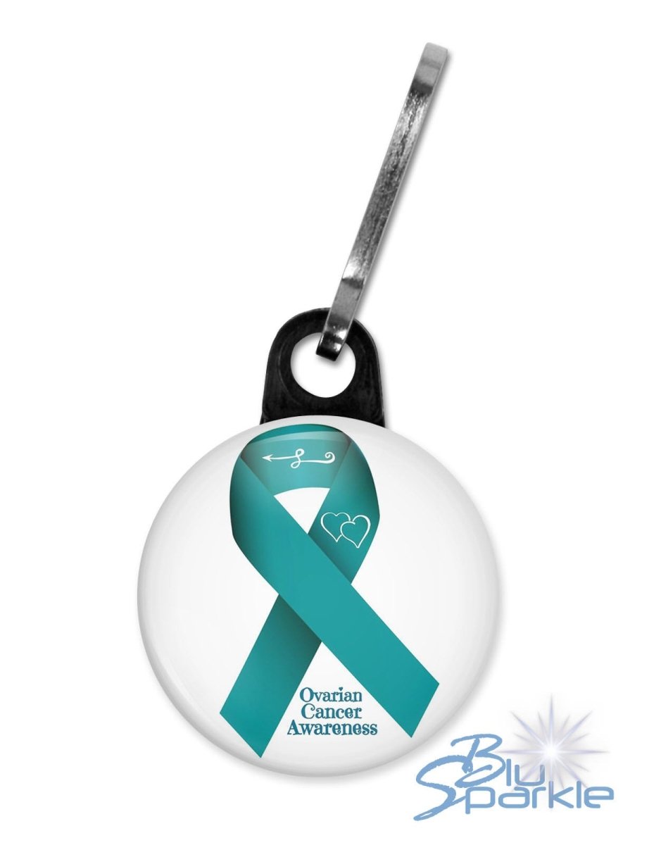 Awareness Ribbon - Personalized Zipperpulls - BluSparkle