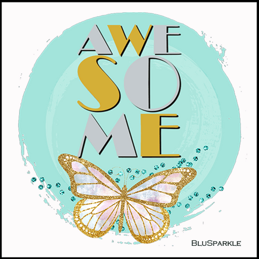 Awesome Butterfly Wise Expression Magnet - BluSparkle