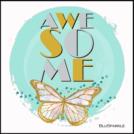 Awesome Butterfly Wise Expression Sticker - BluSparkle