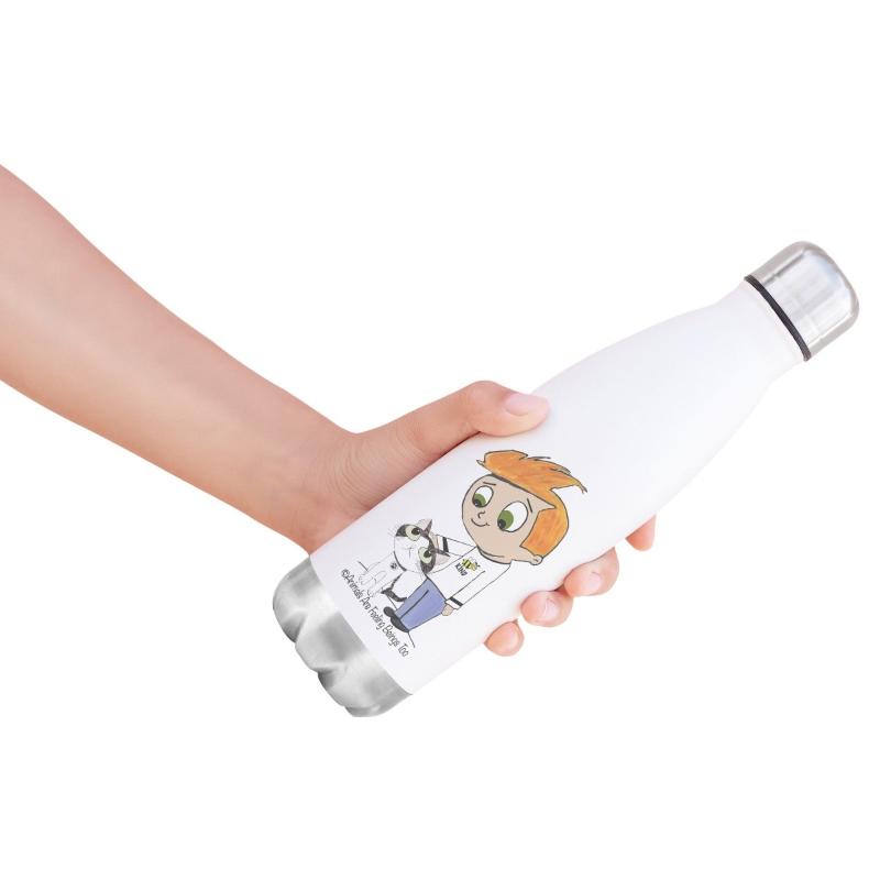 Be Kind Kitty Love 20oz Insulated Water Bottle - BluSparkle