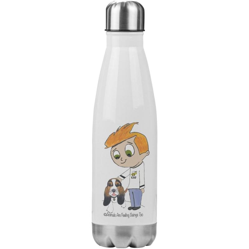 Be Kind Puppy Love 20oz Insulated Water Bottle - BluSparkle