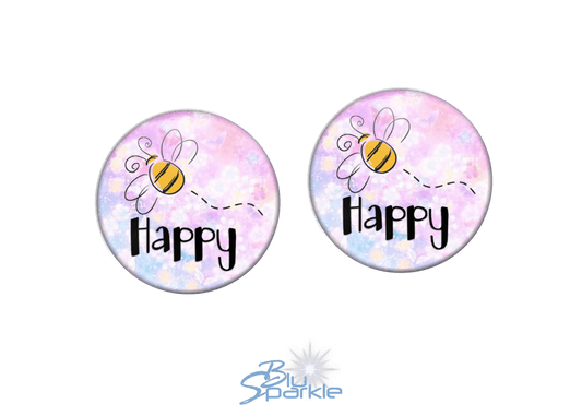 Bee Happy - Earrings - BluSparkle