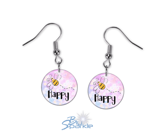 Bee Happy - Earrings - BluSparkle