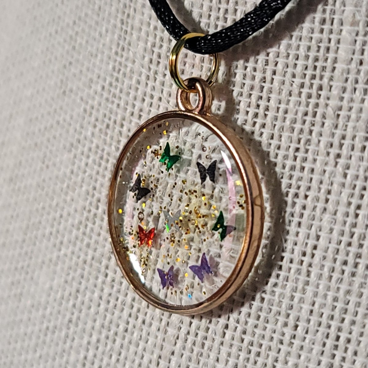 Butterflies Escape Pendant Charm - BluSparkle