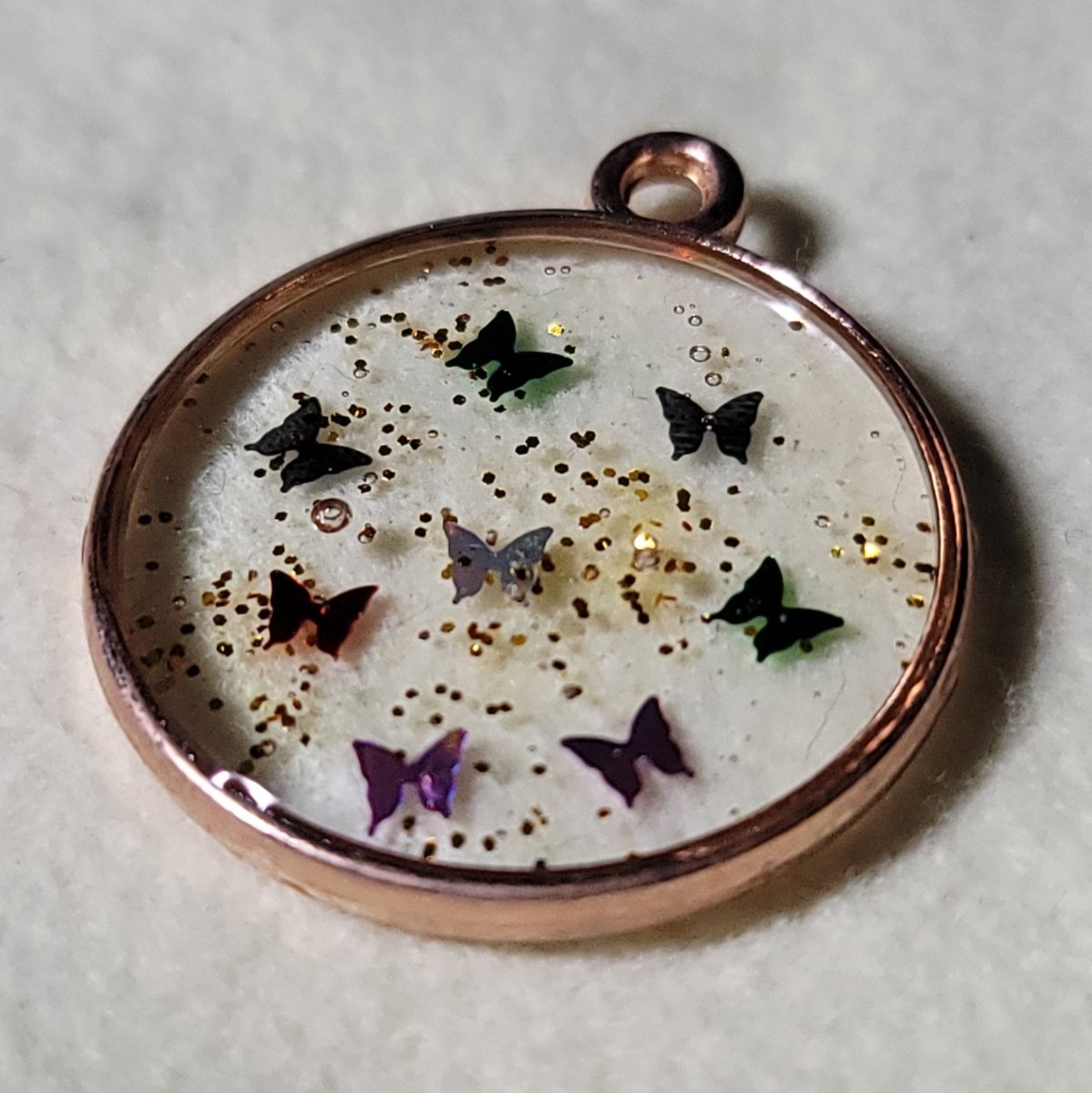 Butterflies Escape Pendant Charm - BluSparkle