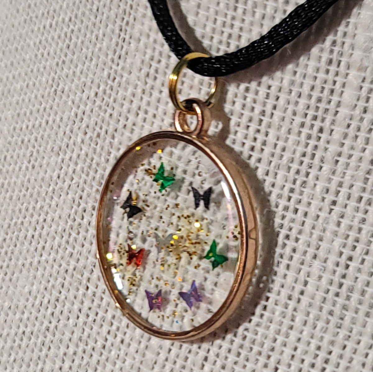 Butterflies Escape Pendant Charm - BluSparkle