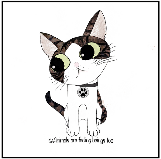 Cat Wagging Tail Magnet - BluSparkle