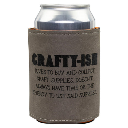 Crafty - ish Leatherette Beverage Holder - BluSparkle