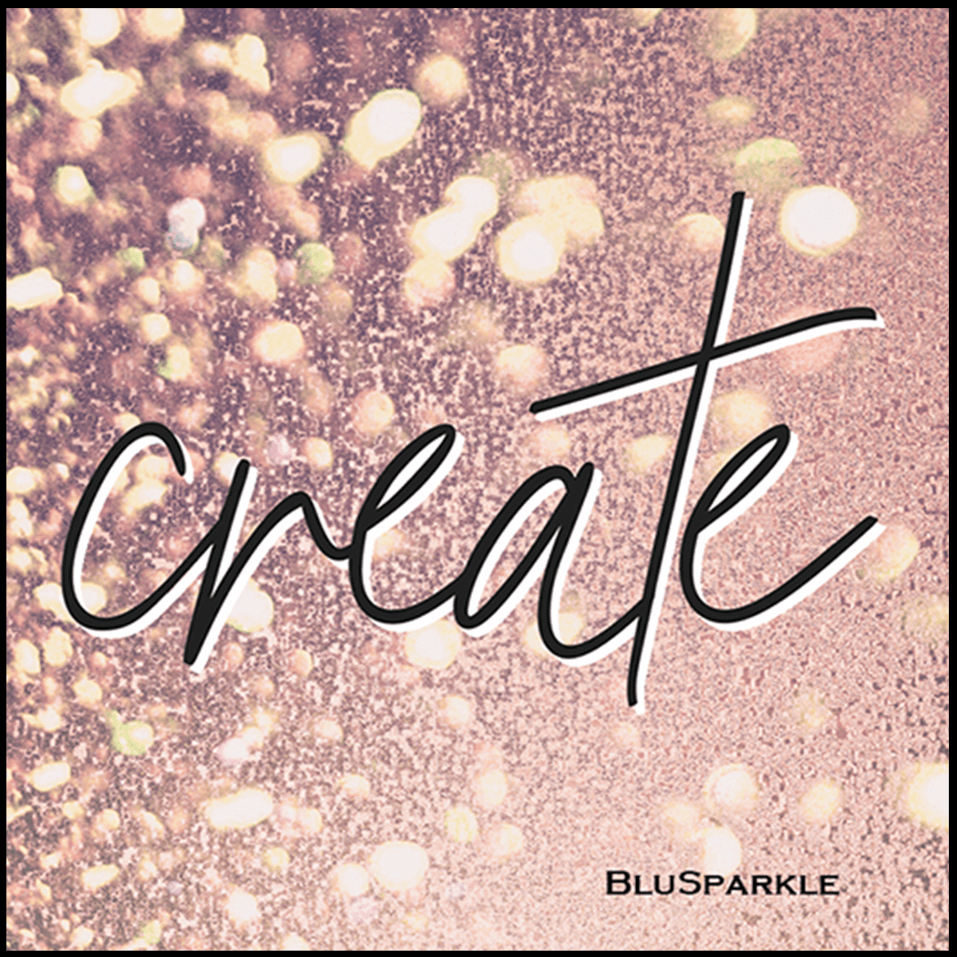 Create 3.5" Square Wise Expression Magnet - BluSparkle