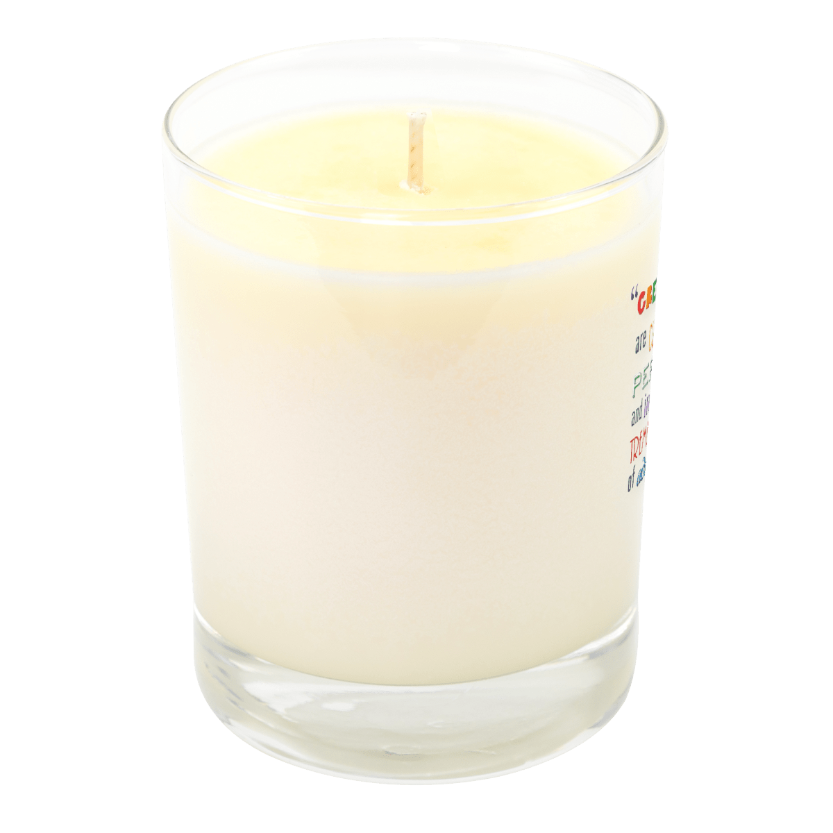 Creative People are Curious Handcrafted Candle - BluSparkle