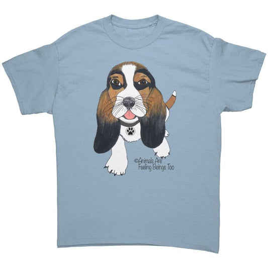 Dog Wagging Tail T-Shirt - BluSparkle