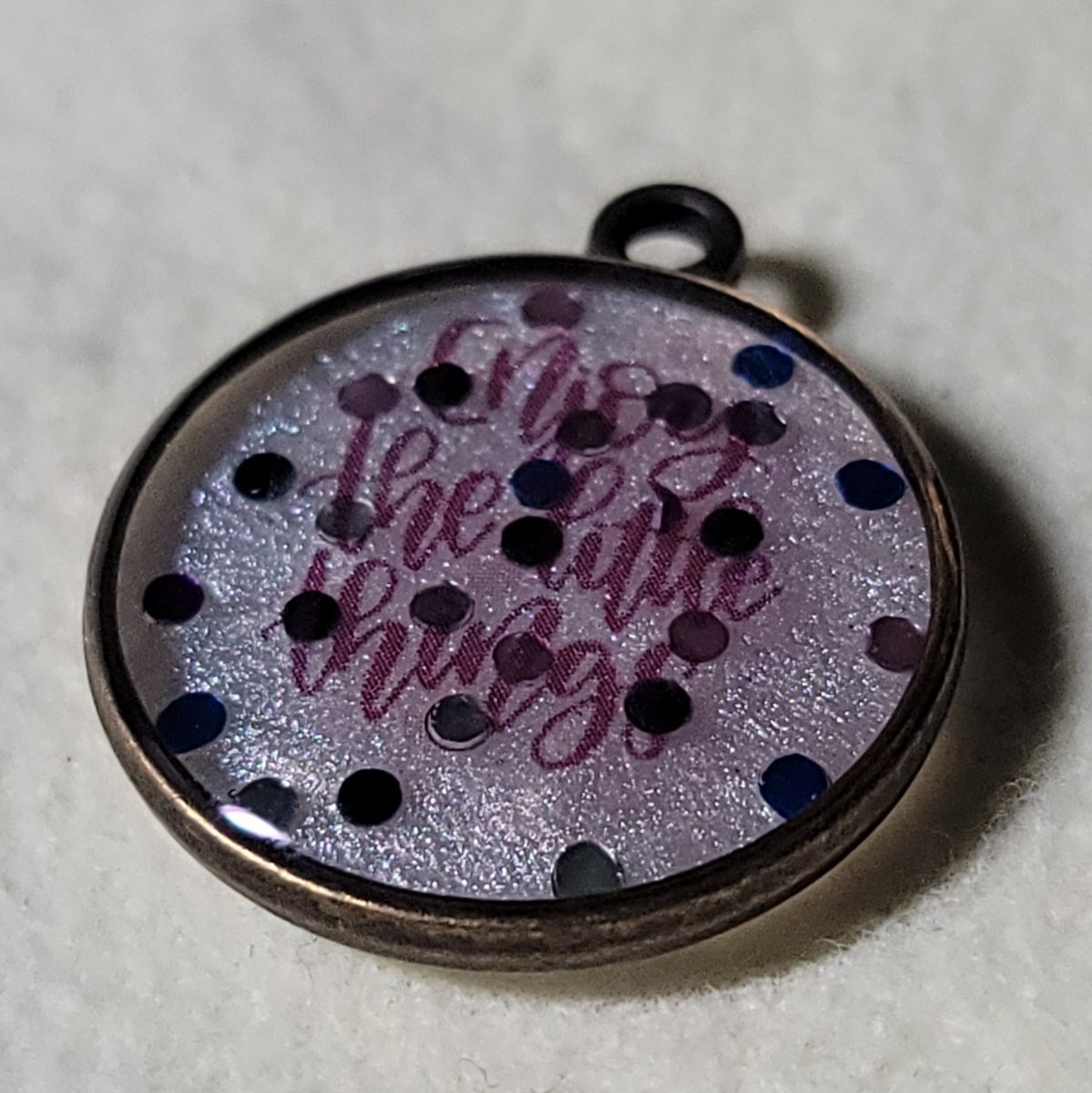 Enjoy The Little Things Pendant Charm - BluSparkle