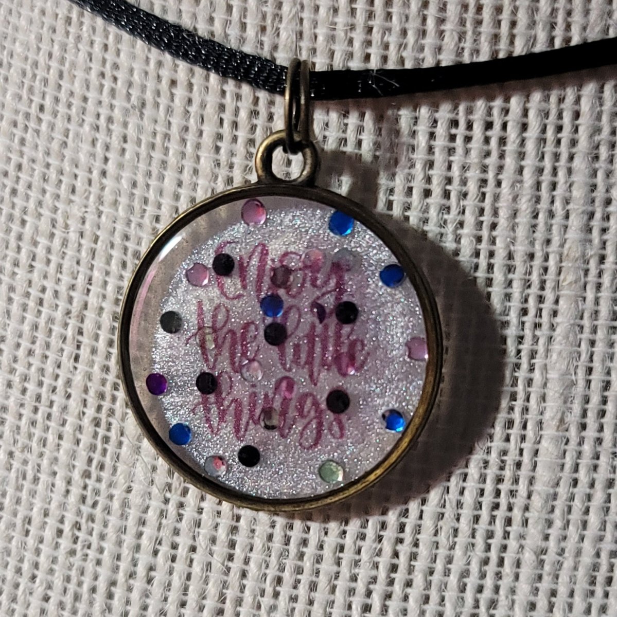 Enjoy The Little Things Pendant Charm - BluSparkle