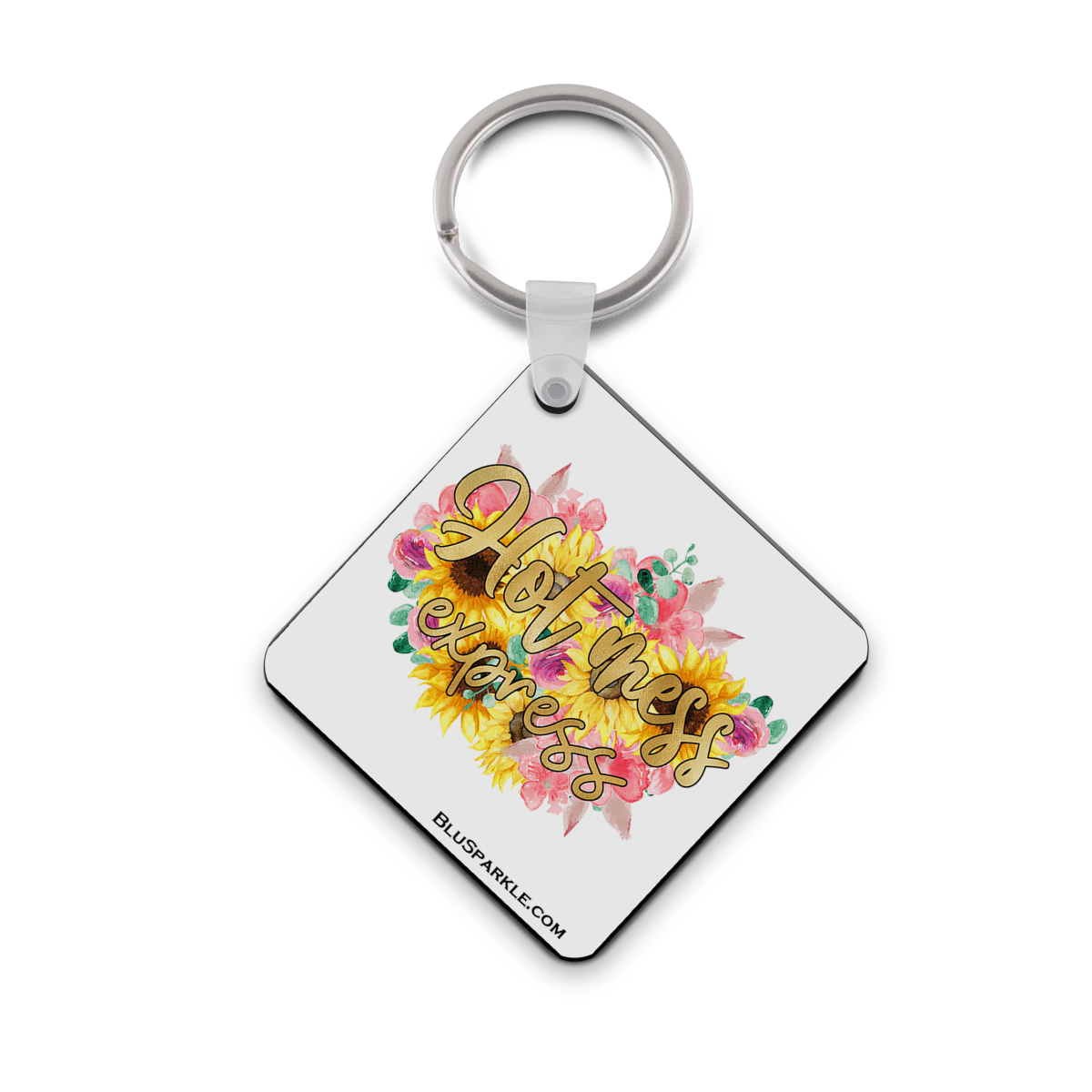 Hot Mess Express - Double Sided Key Chain - BluSparkle