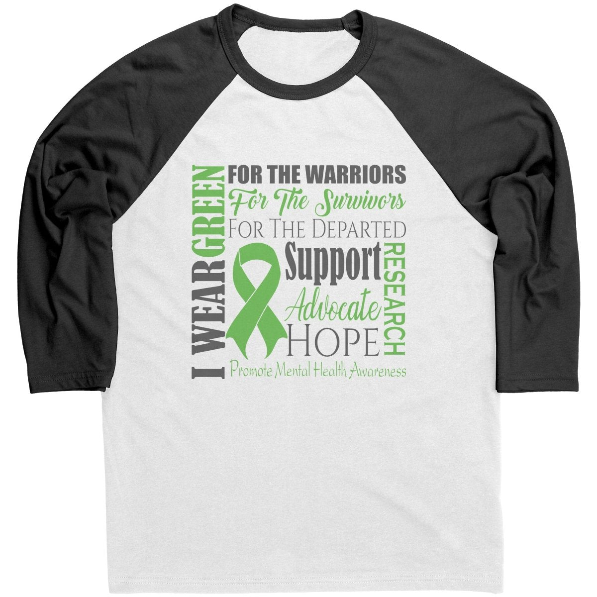 I Wear Green for Mental Health Awareness T-Shirt, Hoodie, Tank - BluSparkle