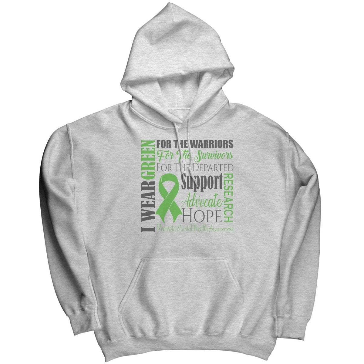 I Wear Green for Mental Health Awareness T-Shirt, Hoodie, Tank - BluSparkle