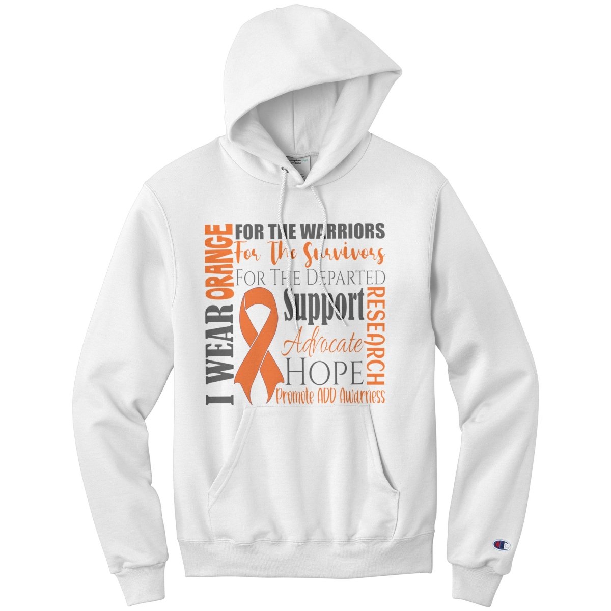 I Wear Orange for ADD Awareness T-Shirt, Tank, Sweatshirt, Hoodie - BluSparkle