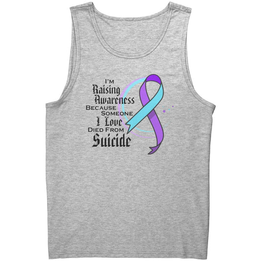 I'm Raising Awareness Because Someone I Love Died From Suicide Awareness T-Shirt, Hoodie, Tank - BluSparkle