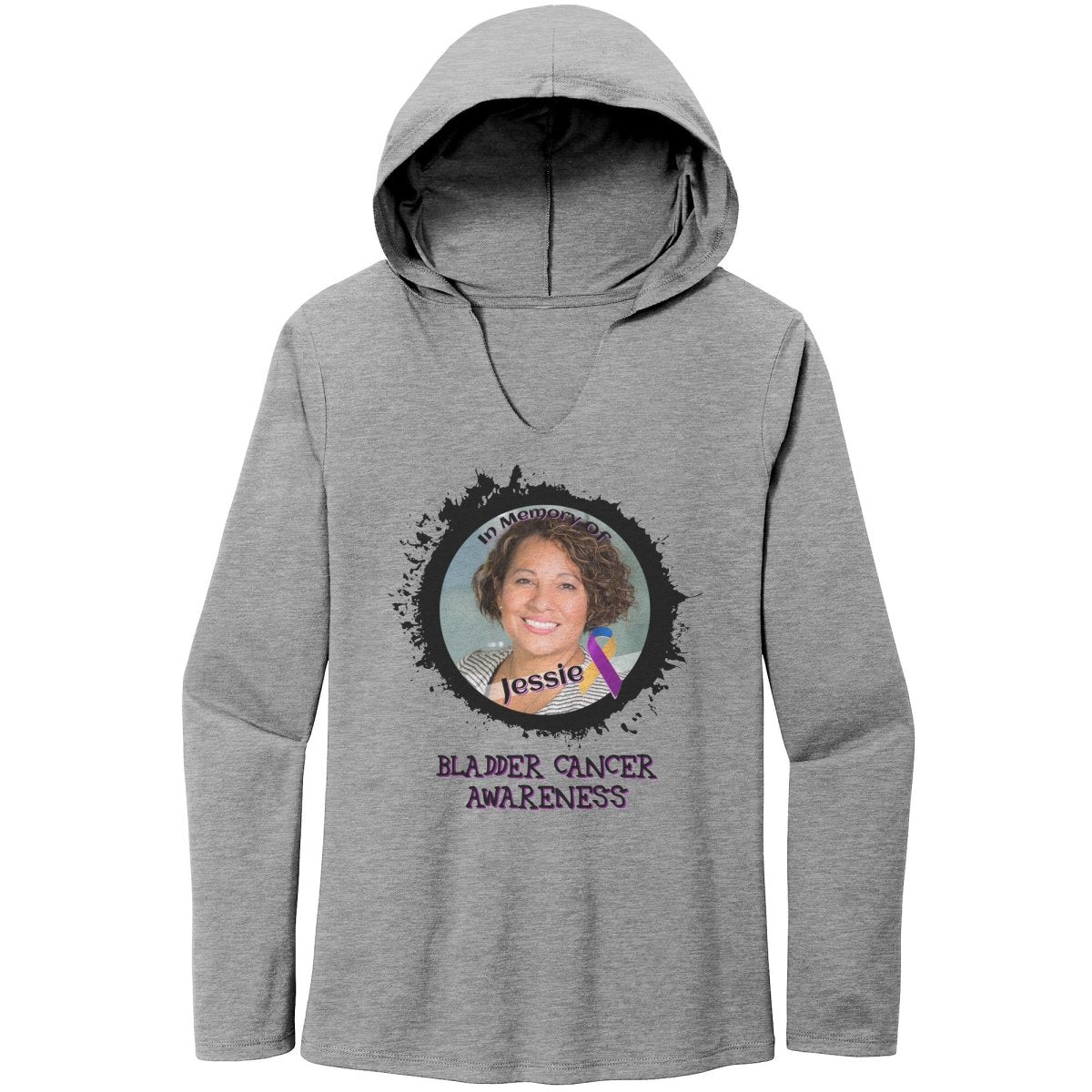 In Memory / In Honor of Bladder Cancer Awareness T-Shirt, Hoodie, Tank - BluSparkle