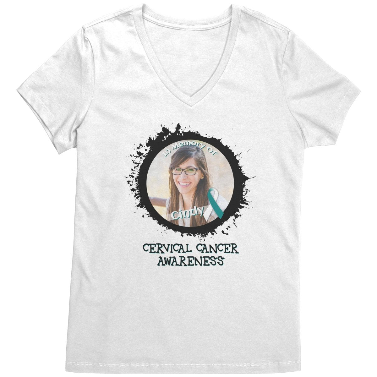 In Memory / In Honor of Cervical Cancer Awareness T-Shirt, Hoodie, Tank - BluSparkle