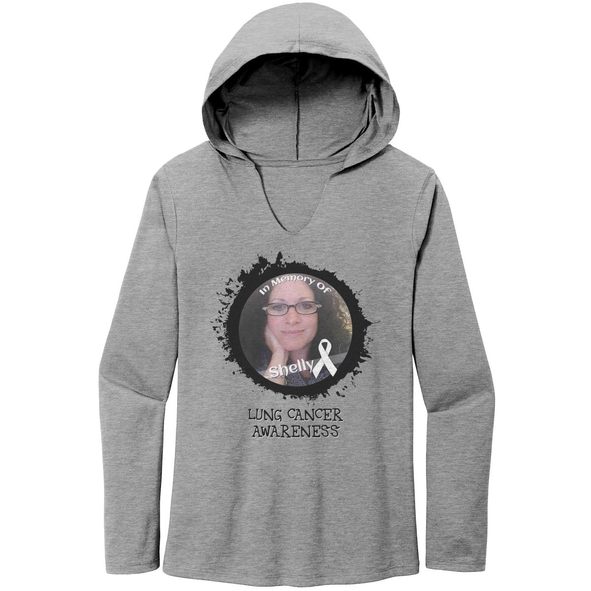 In Memory / In Honor of Lung Cancer Awareness T-Shirt, Hoodie, Tank - BluSparkle