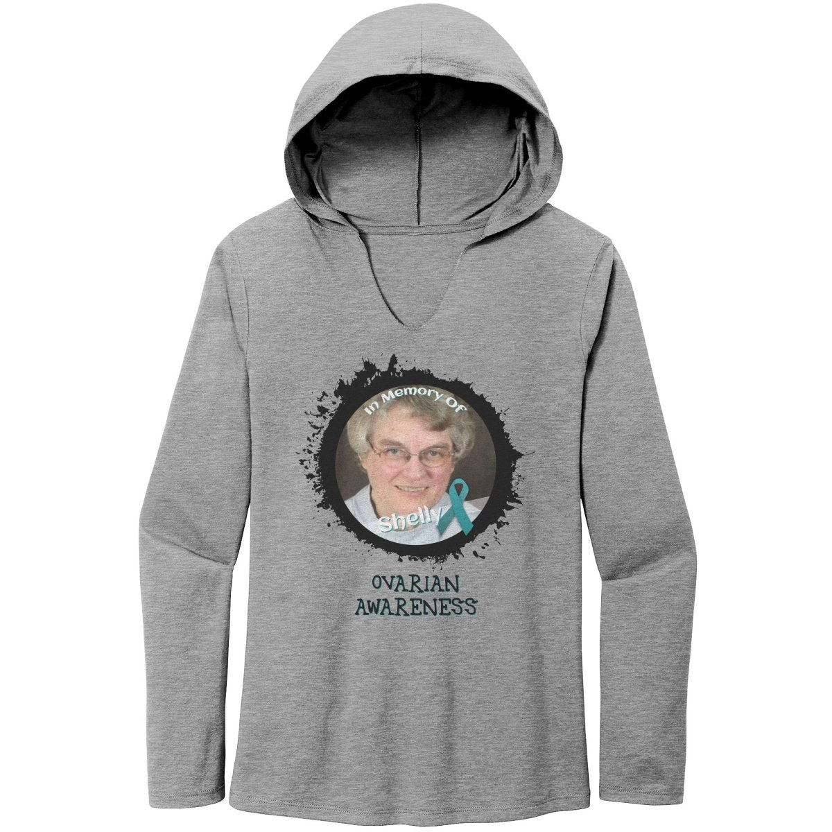 In Memory / In Honor of Ovarian Cancer Awareness T-Shirt, Hoodie, Tank - BluSparkle