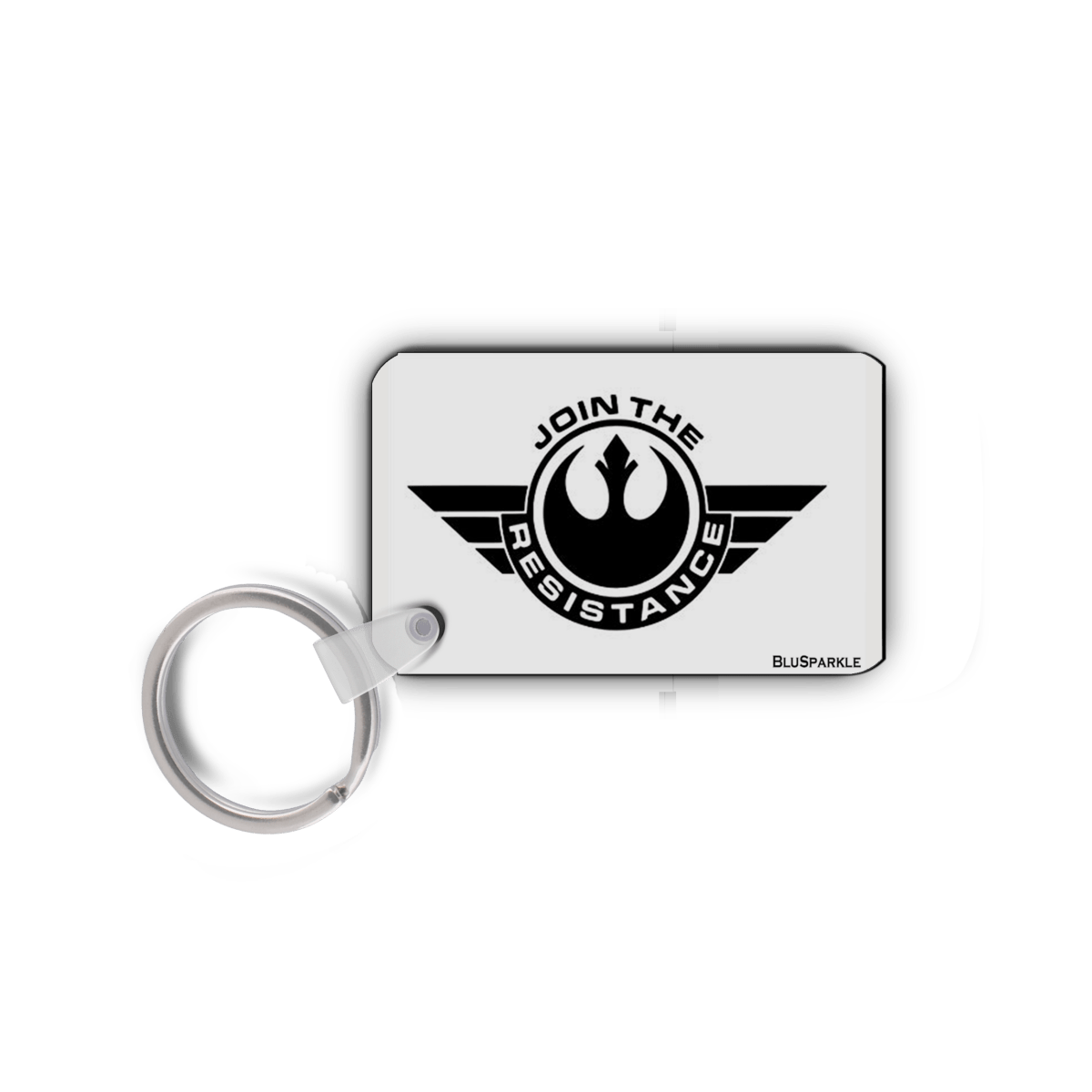 Join The Resistance Double Sided Key Chain - BluSparkle