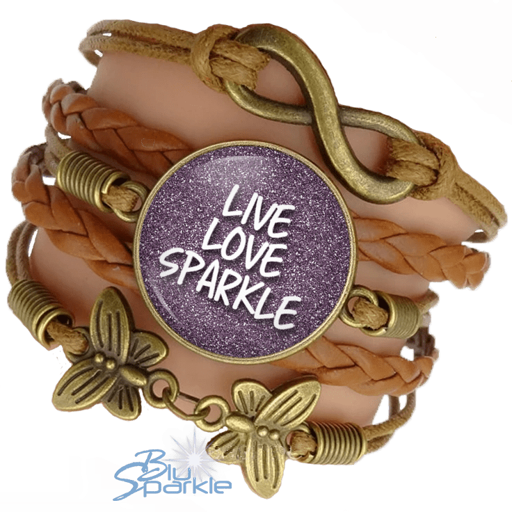 Live Love Sparkle - Bracelets - BluSparkle