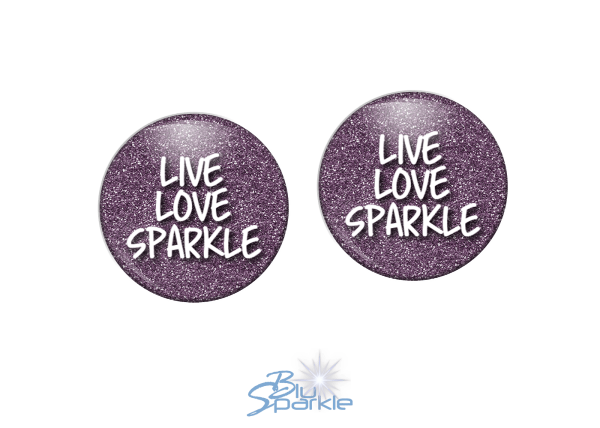 Live Love Sparkle - Earrings - BluSparkle