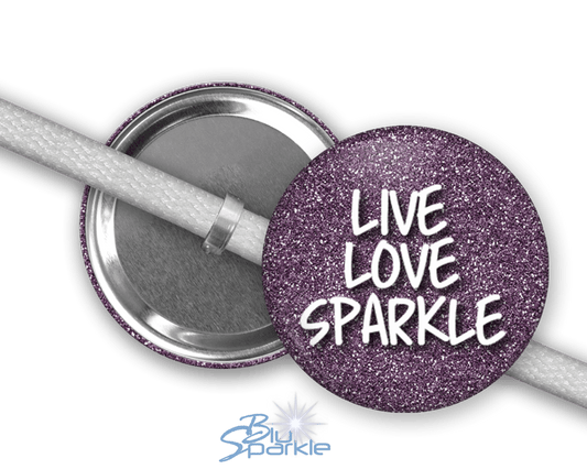 Live Love Sparkle - Shoelace Charms - BluSparkle