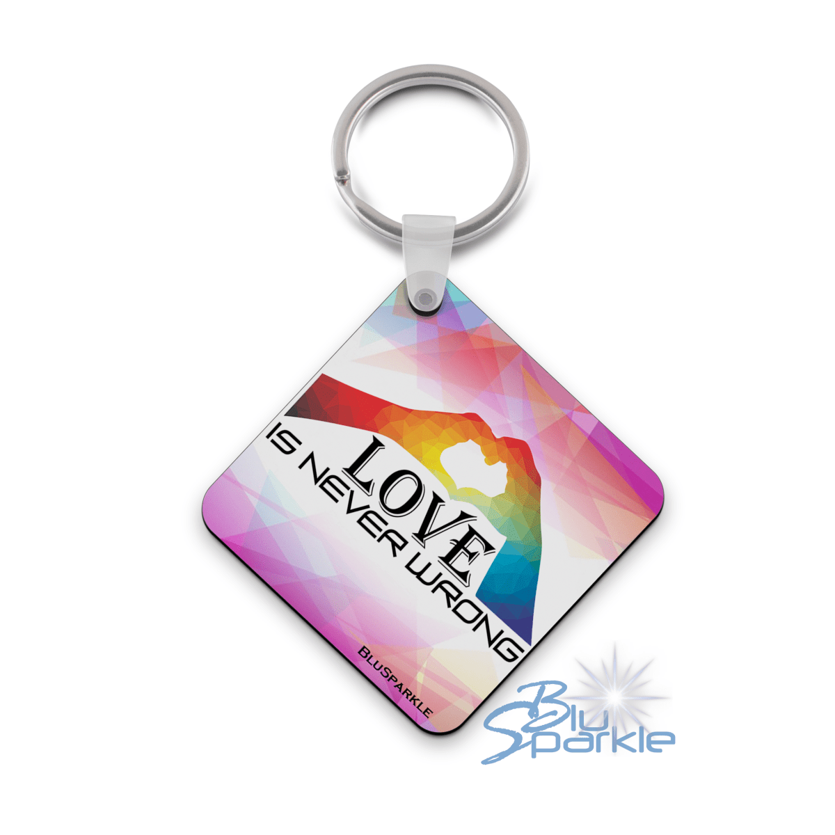 Love Is Never Wrong Key Chain - BluSparkle