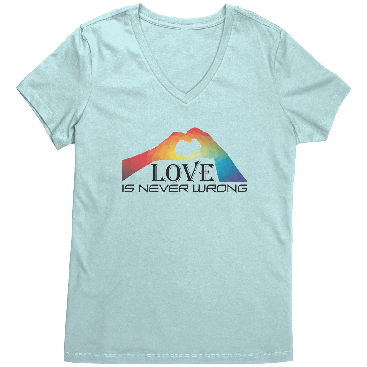 Love Is Never Wrong Raglan, T-Shirt, Sweatshirt - BluSparkle