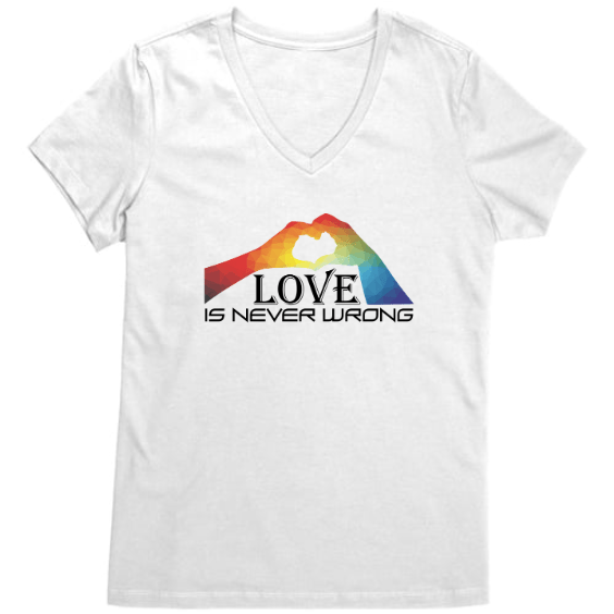 Love Is Never Wrong Raglan, T-Shirt, Sweatshirt - BluSparkle