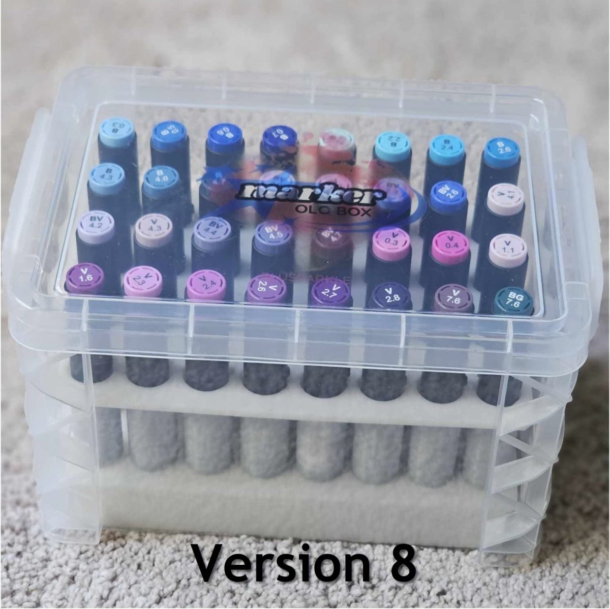 Marker Cases - Single Layer (OLO, Karin, Copic) - BluSparkle