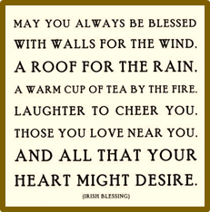 May You Always Be Blessed (Irish Blessing) - 3.5" Square Wise Expression Magnet - BluSparkle