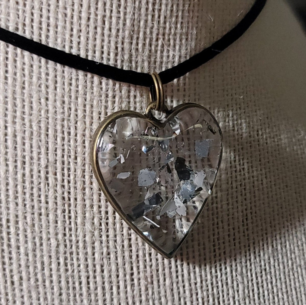 Mirrored Love Pendant Charm - BluSparkle