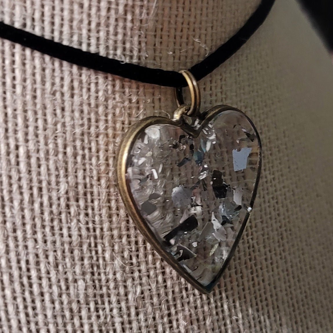 Mirrored Love Pendant Charm - BluSparkle