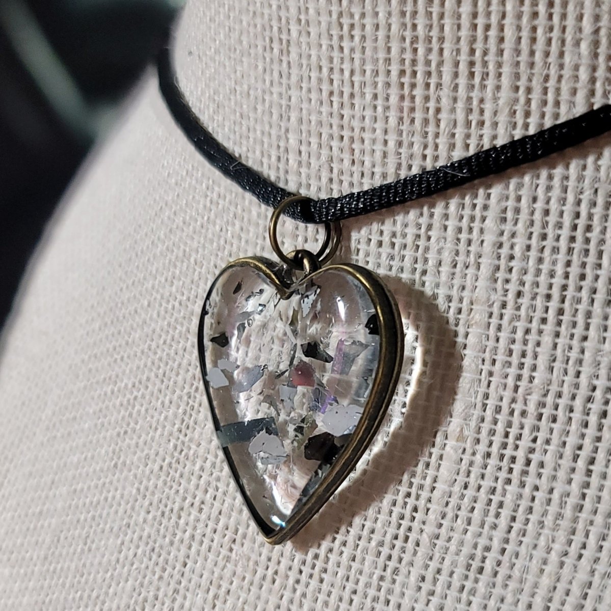 Mirrored Love Pendant Charm - BluSparkle