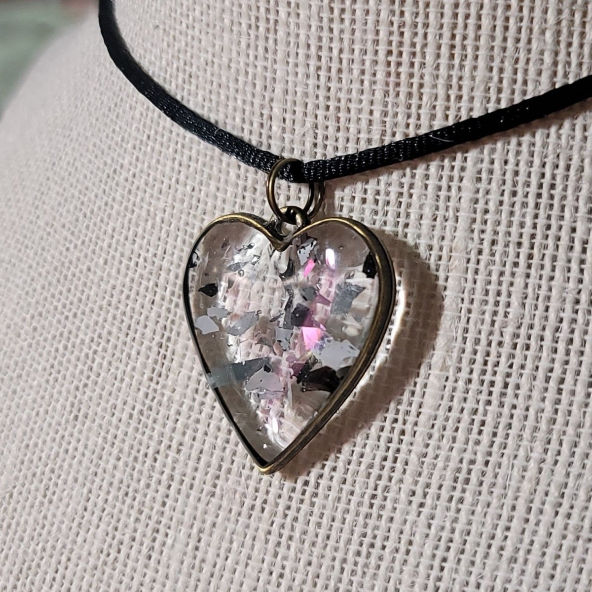 Mirrored Love Pendant Charm - BluSparkle